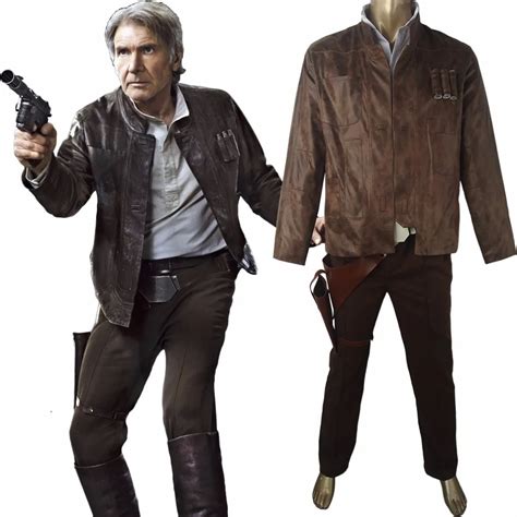 han solo jacket force awakens replica|solo force awakens costume.